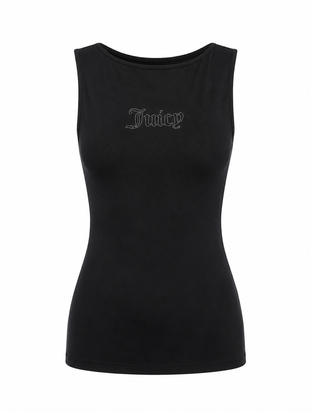 Abito Midi Donna Juicy Couture Logo Frontale – Vestito Aderente in Jersey