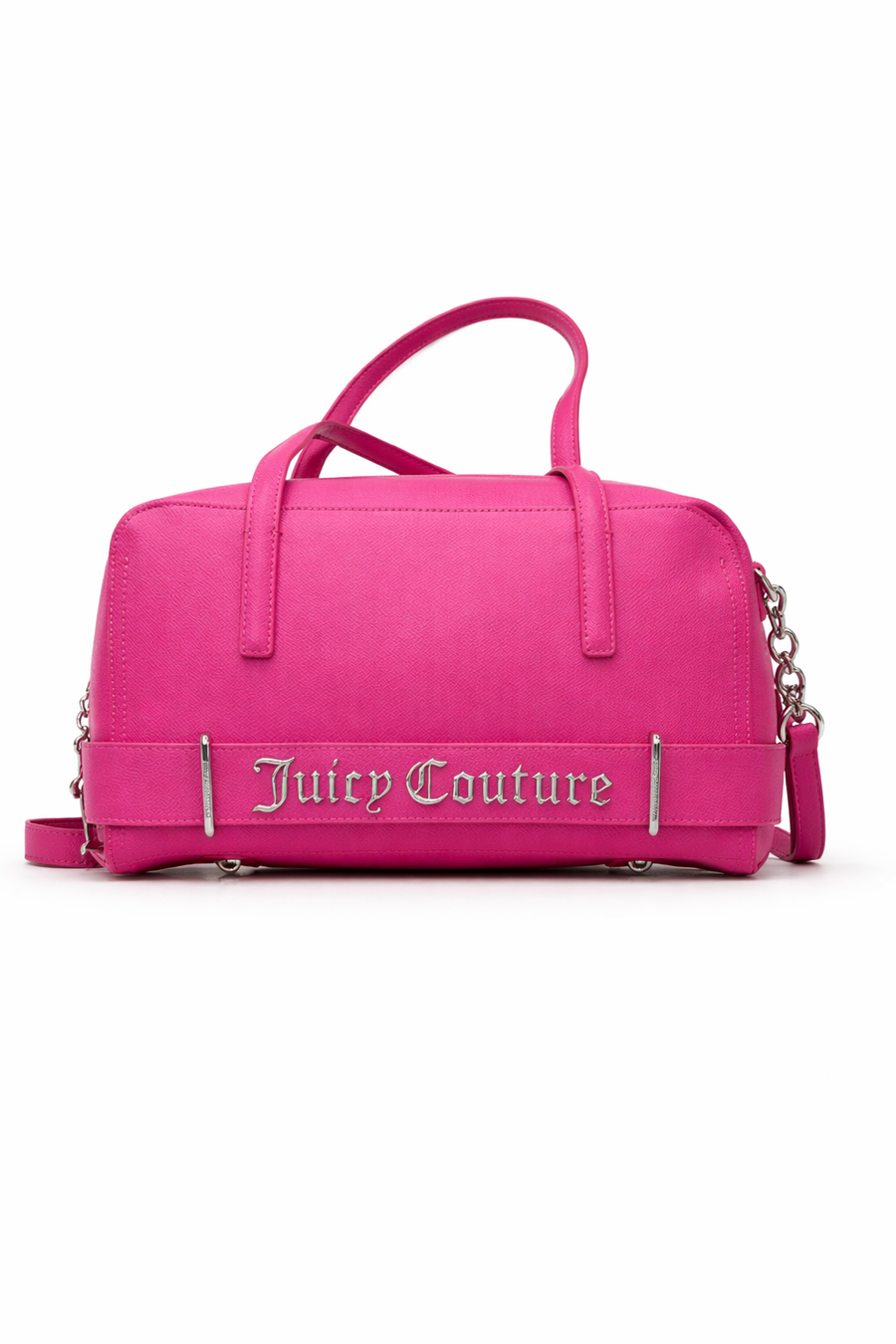 Borsa Juicy Couture Rosa con Logo Metallico e Tracolla — 1/2