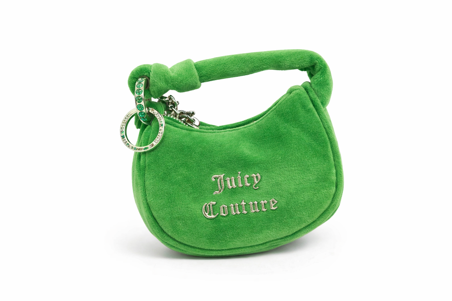 Borsa Mini Juicy Couture Verde in Velluto – Iconic Y2K Bag — 1/3