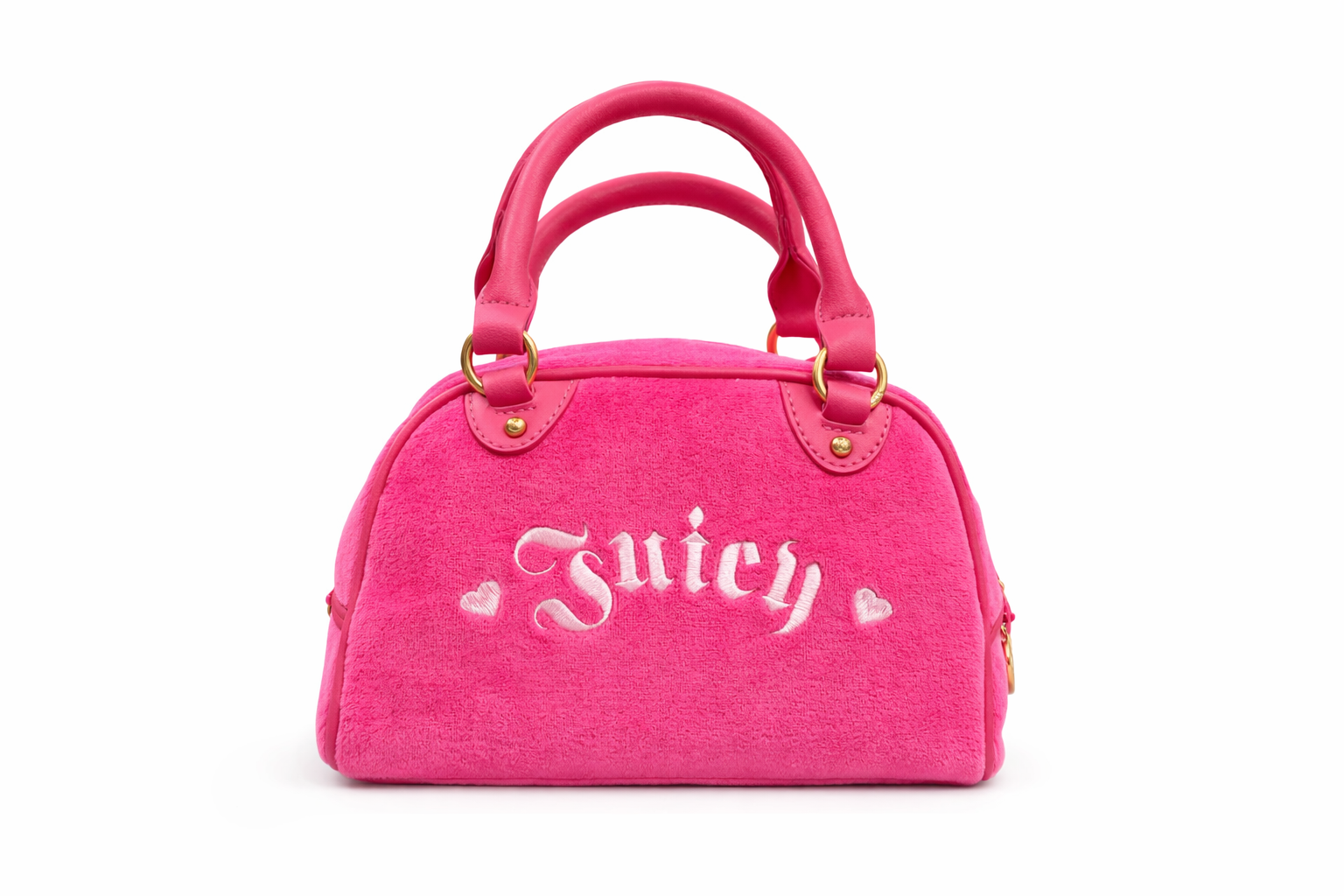 Borsa Juicy Couture Rosa – Mini Handbag in Velour Iconica