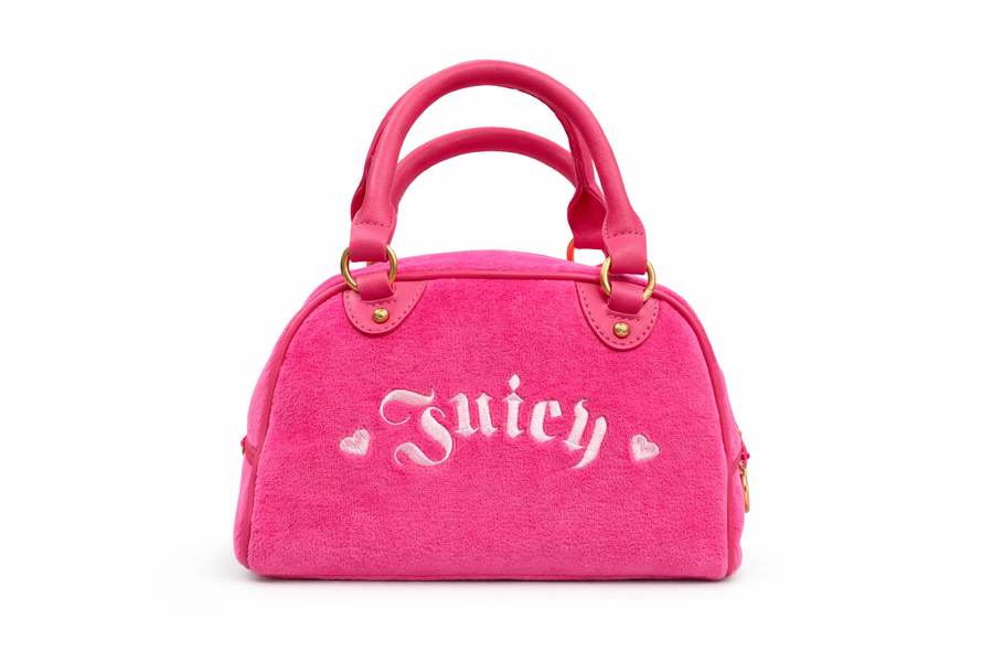 Borsa Juicy Couture Rosa – Mini Handbag in Velour Iconica — 1/2