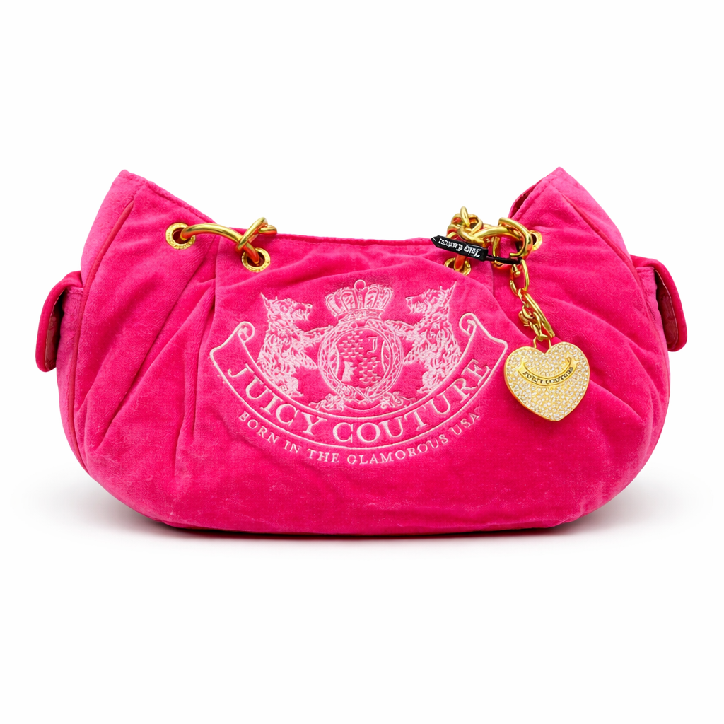 Juicy Couture Daydreamer Bag Rosa Velour – Iconica Borsa Y2K
