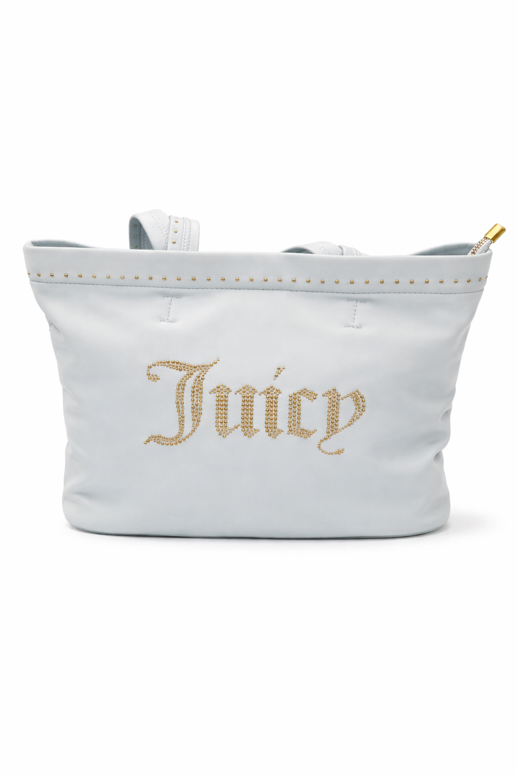 Borsa Juicy Couture azzurra con logo oro – Shopper elegante da donna