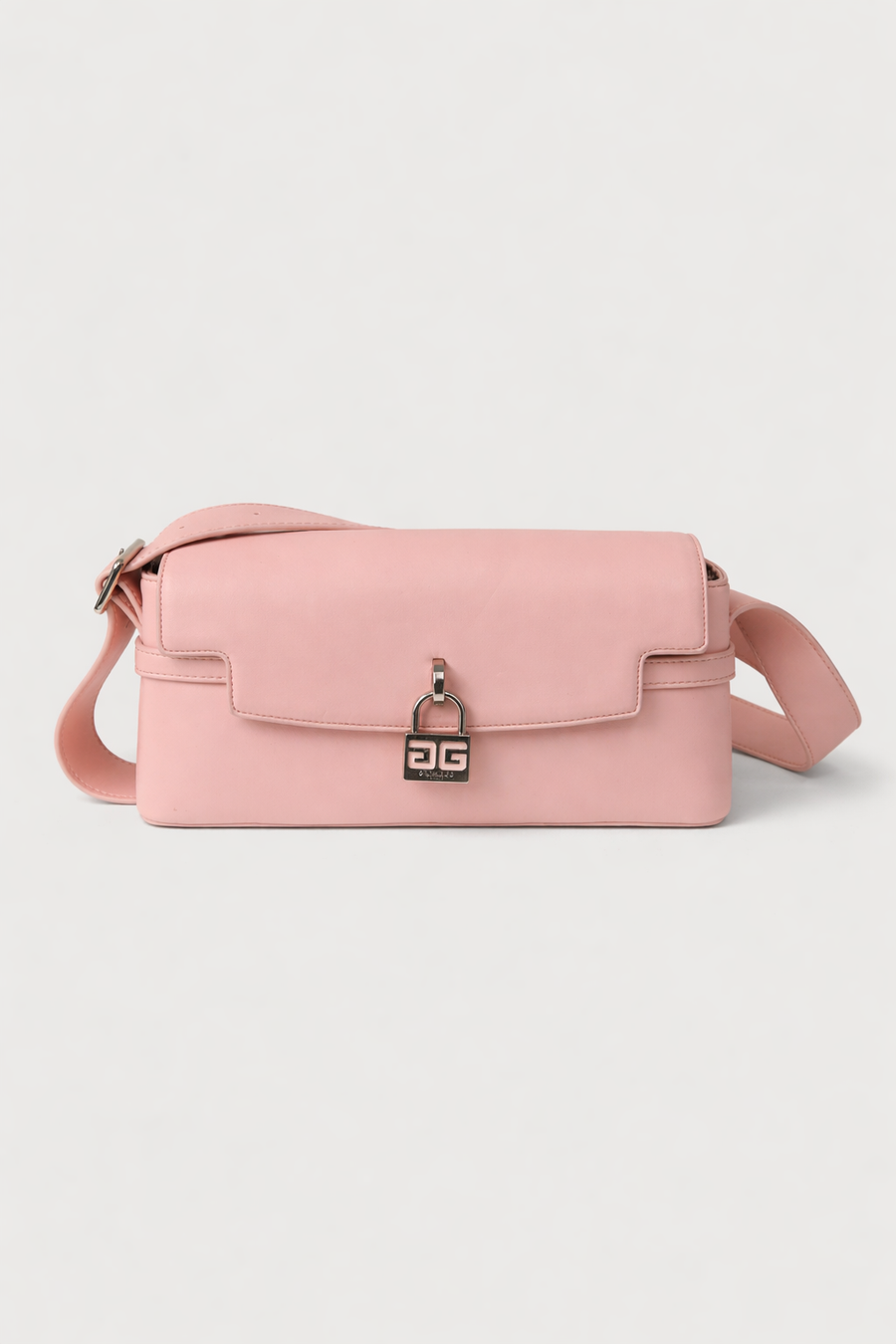 Borsa a tracolla Gaelle Paris rosa cipria — 1/2