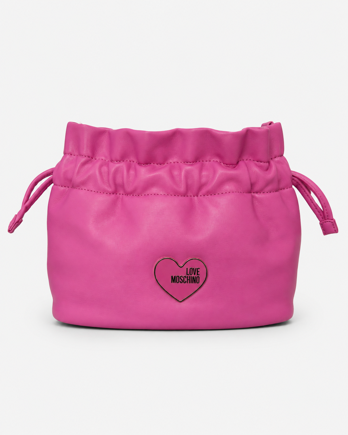 Borsa Love Moschino rosa effetto pouch
