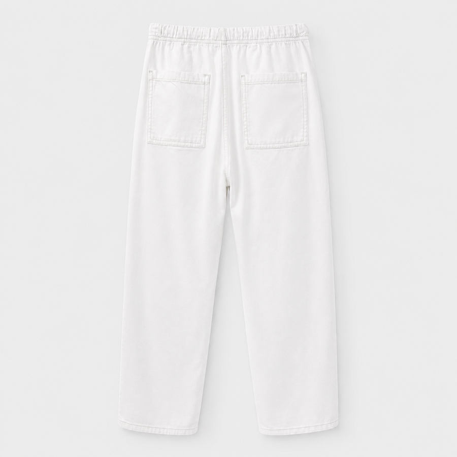 Pantaloni Guess Jeans bianchi con coulisse — 2/2