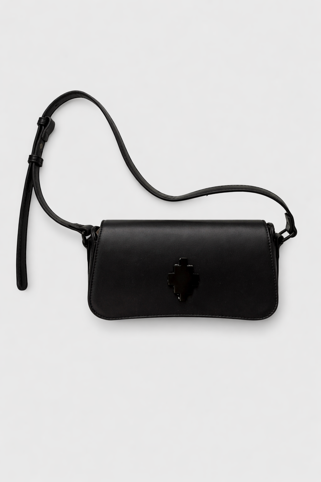 Borsa Marcelo Burlon County of Milan – Mini crossbody nera con logo iconico