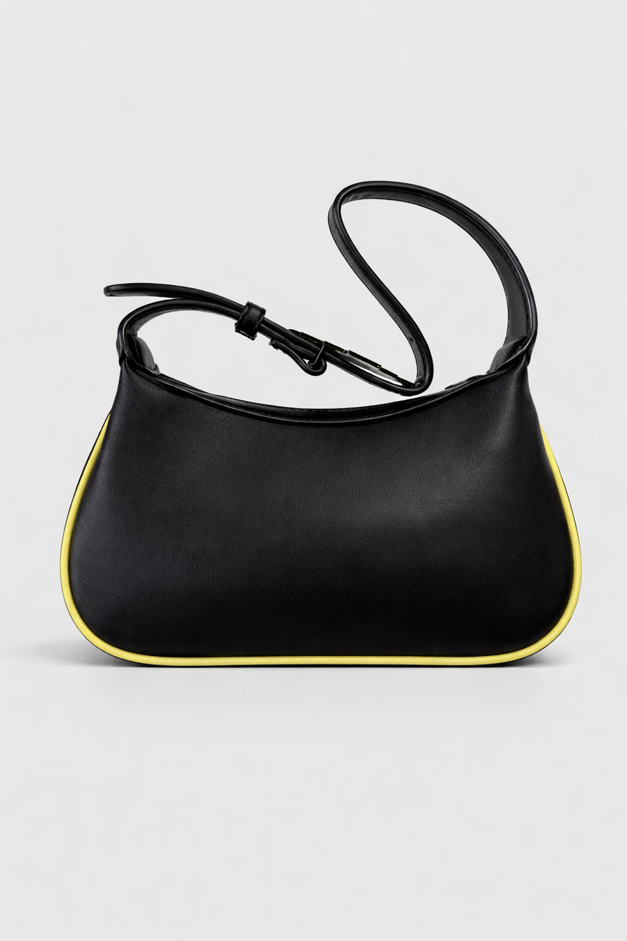 Borsa Marcelo Burlon Wings – Nero con profili giallo fluo — 2/2