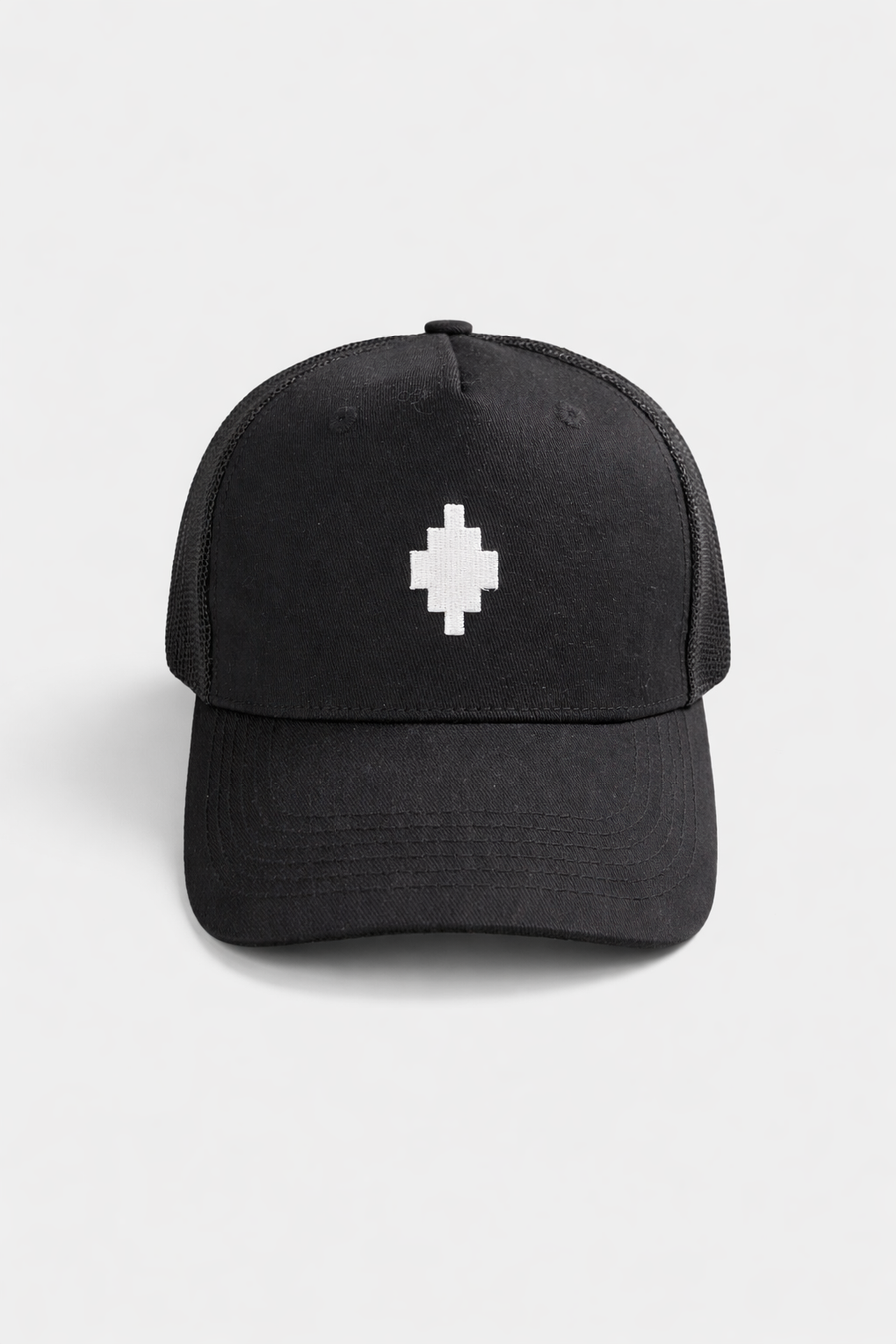 Cappello Marcelo Burlon County of Milan – Trucker Nero con Croce Iconica — 1/2