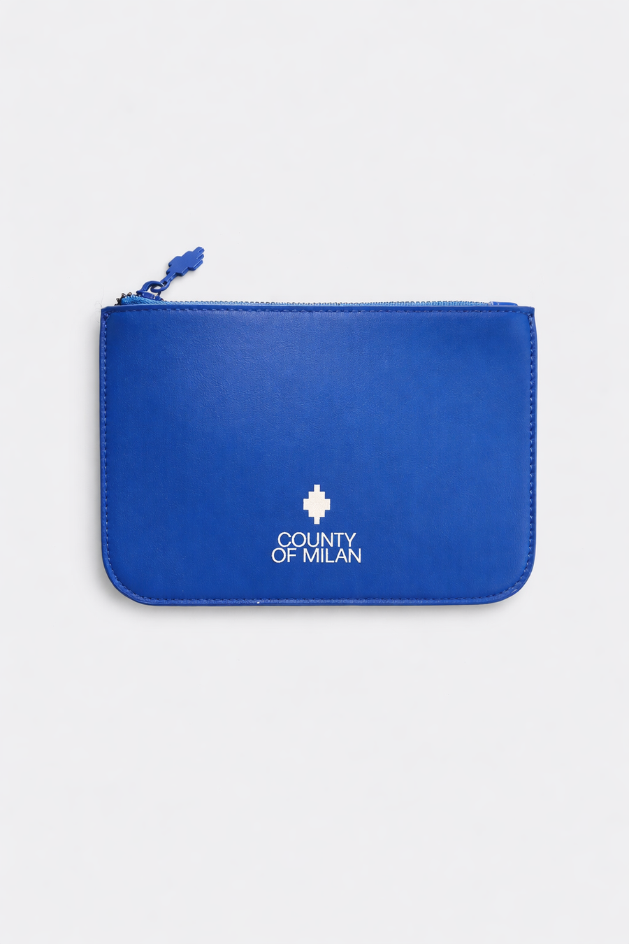 Pochette Marcelo Burlon County of Milan – Blu Royal con logo — 1/2