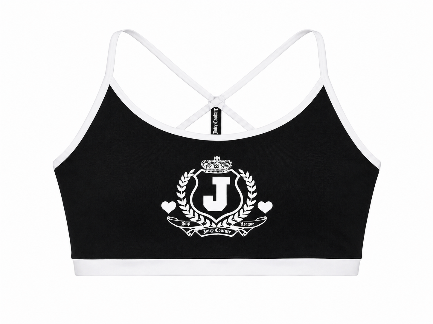 Top Bikini Juicy Couture Nero e Rosa – Stile Iconico e Comfort Quotidiano