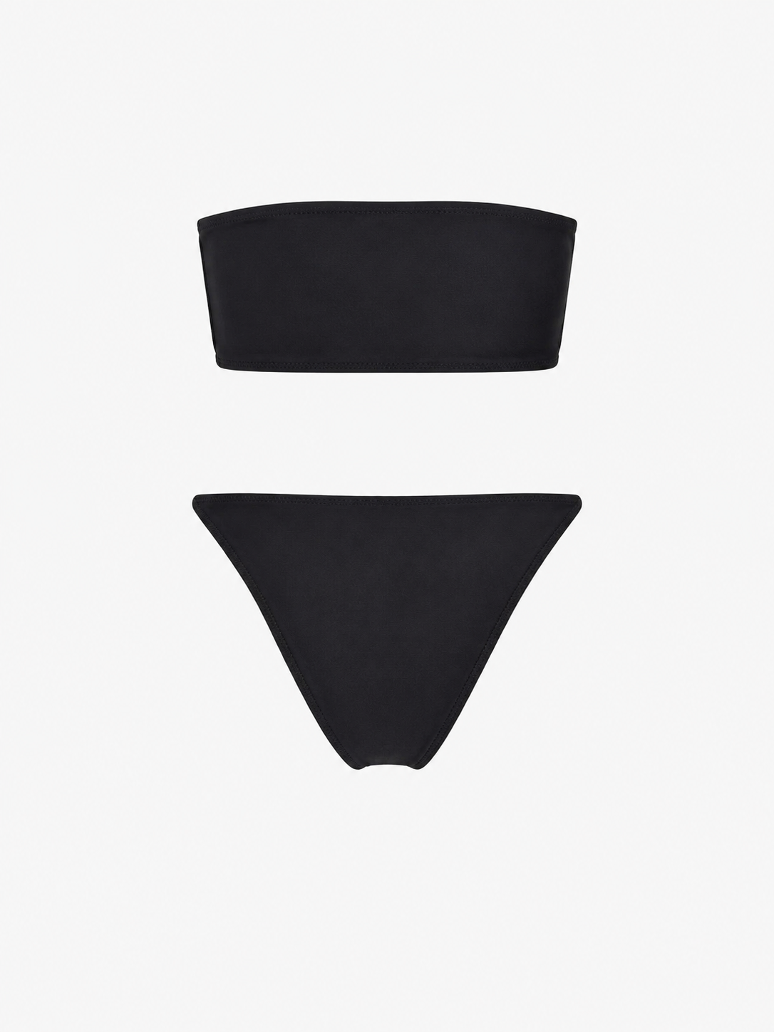 Bikini fascia Juicy Couture nero con logo iconico "Juicy Icon 33"