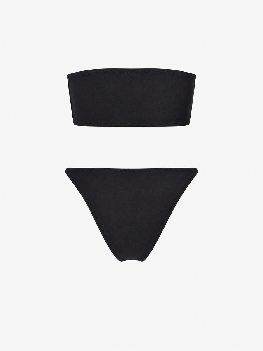 Bikini fascia Juicy Couture nero con logo iconico "Juicy Icon 33" — 3/3