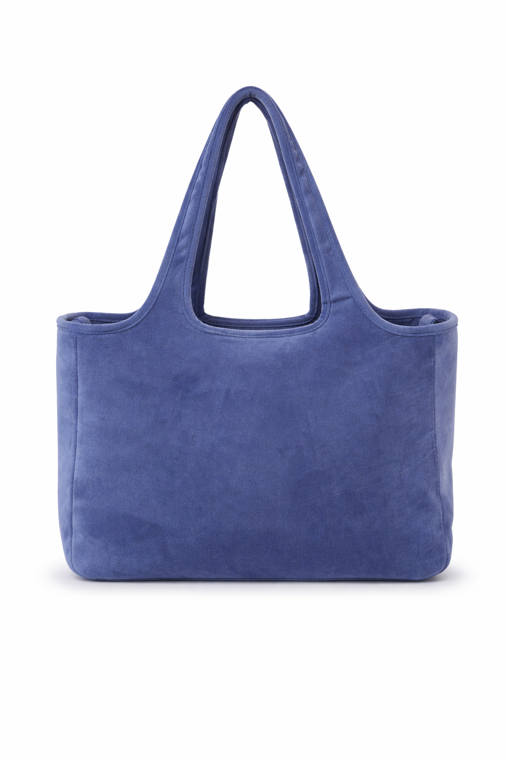Borsa Donna Juicy Couture Blu in Velluto con Logo Strass