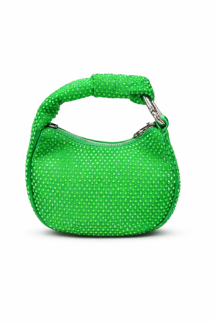 Borsa Juicy Couture verde con strass – Mini bag elegante e brillante — 2/2