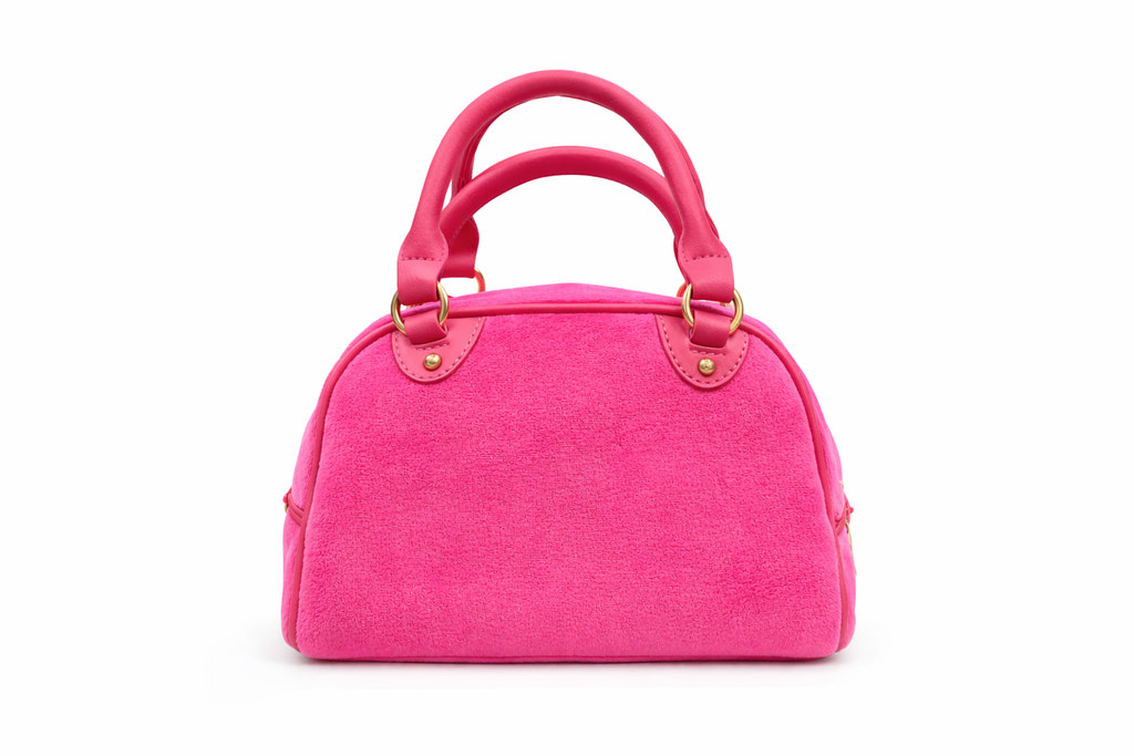 Borsa Juicy Couture Rosa – Mini Handbag in Velour Iconica