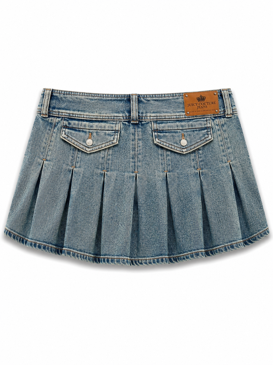 Gonna Mini Donna Juicy Couture in Denim Balze — 3/4