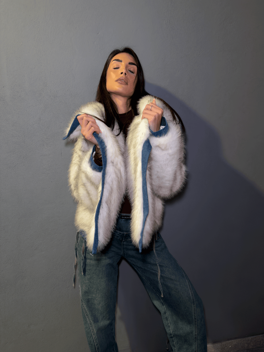 Pelliccia Ecolux Viziami – Denim & Eco Fur — 4/4
