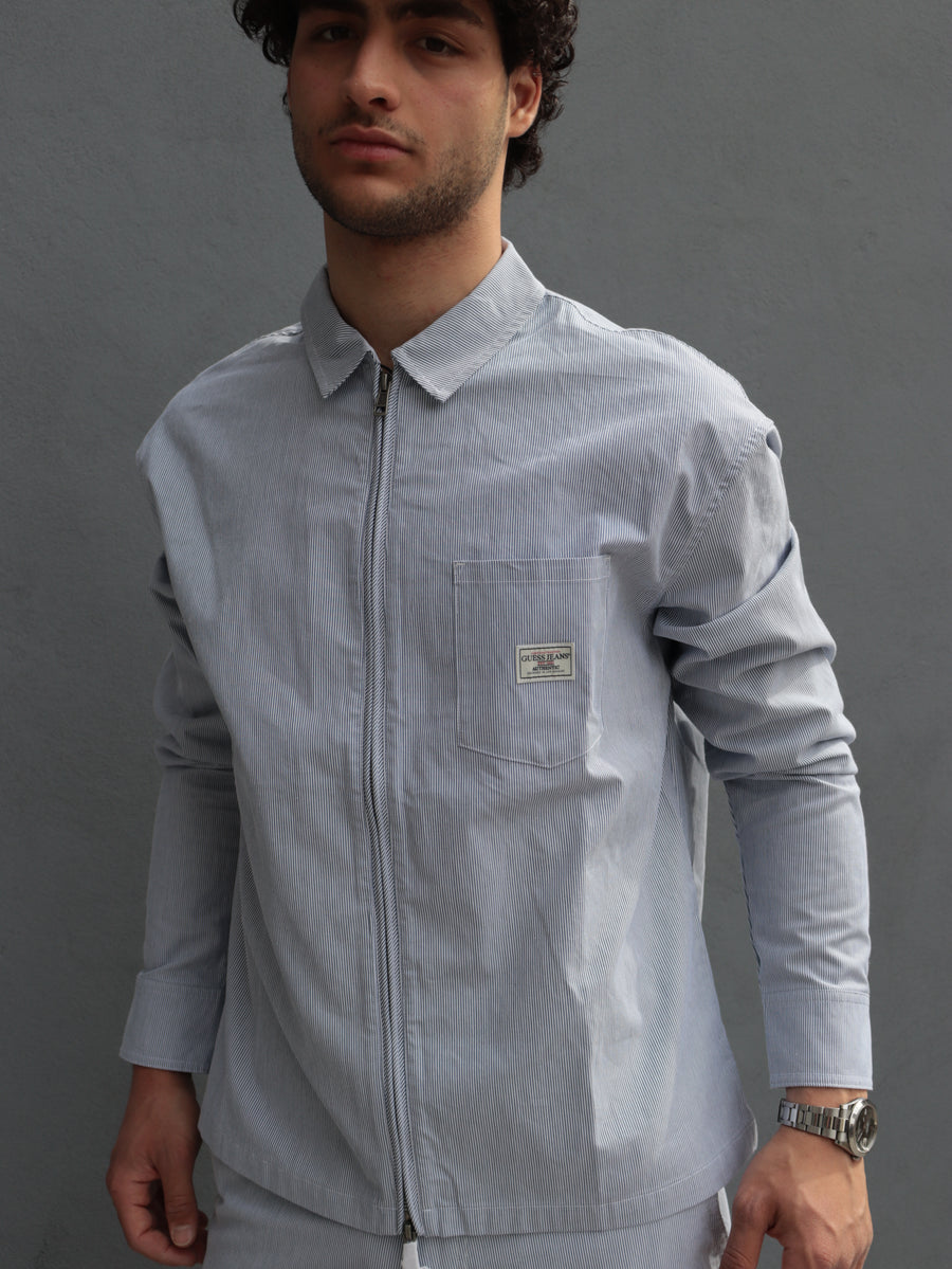 Camicia Uomo Guess Jeans con Zip – Stile Moderno e Minimal — 3/3