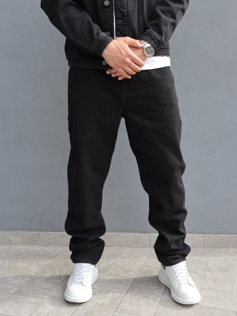 Jeans Uomo Guess Jeans Neri – Denim Regular Fit Stile Casual Urban — 2/2