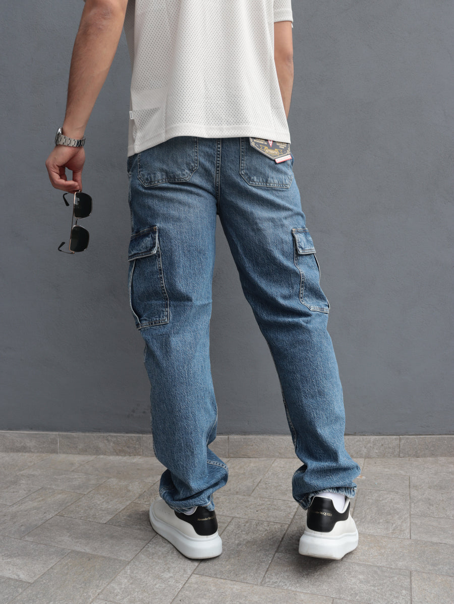 Guess Jeans Uomo Cargo Denim – Stile Casual Moderno — 2/5