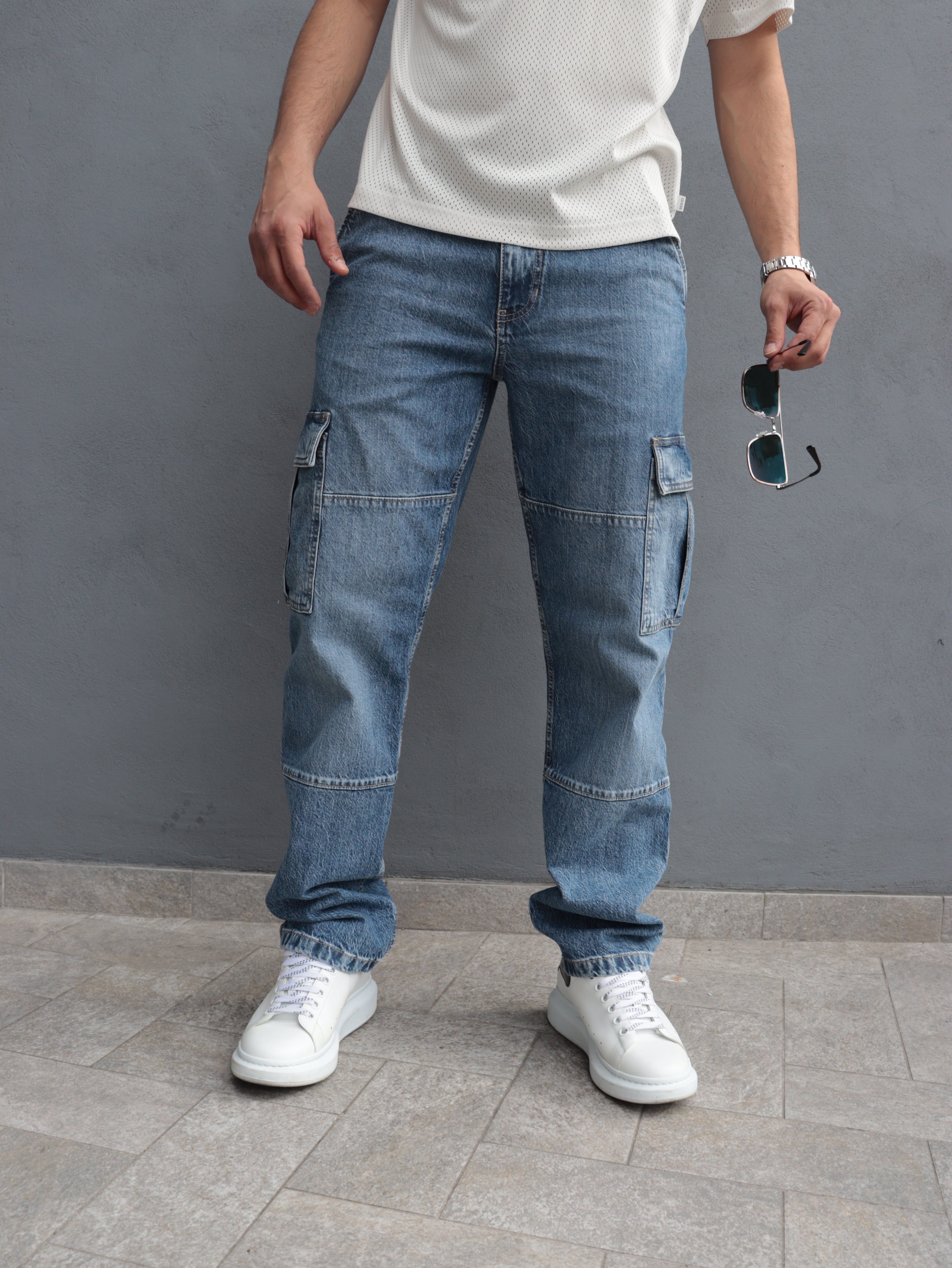 Guess Jeans Uomo Cargo Denim – Stile Casual Moderno