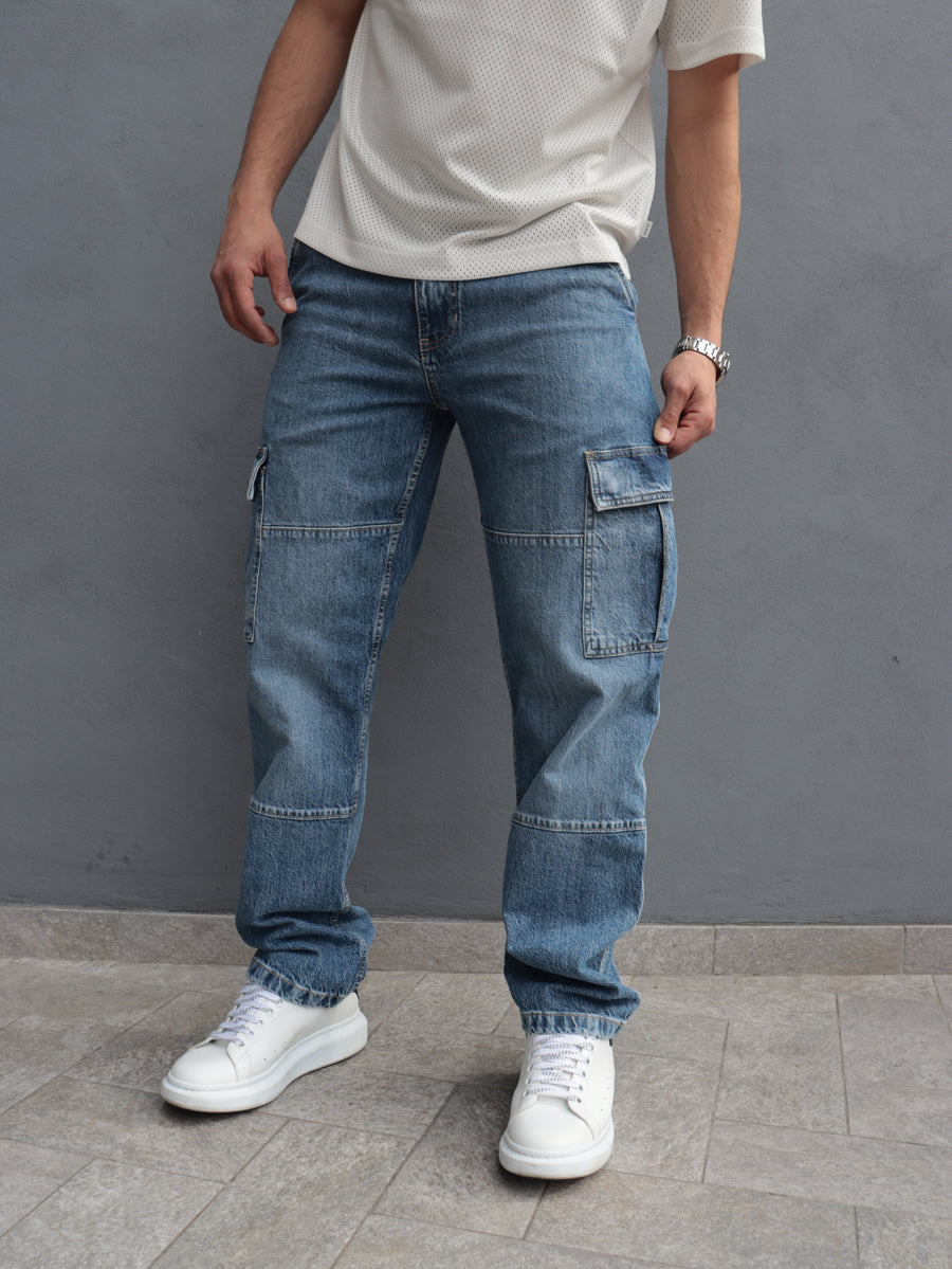 Guess Jeans Uomo Cargo Denim – Stile Casual Moderno — 4/5