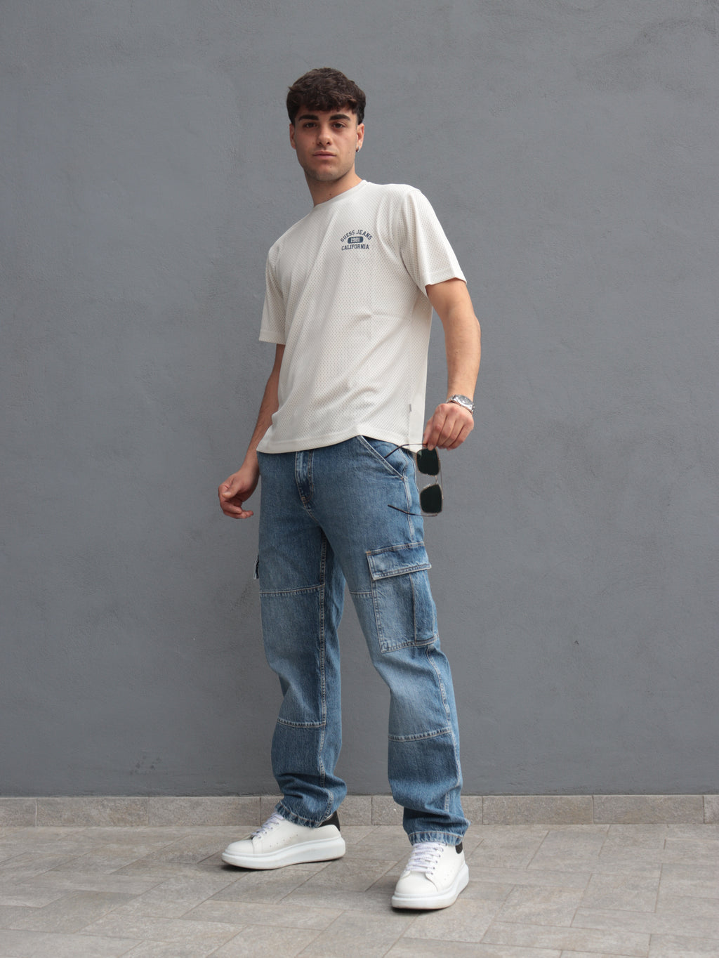 Guess Jeans Uomo Cargo Denim – Stile Casual Moderno