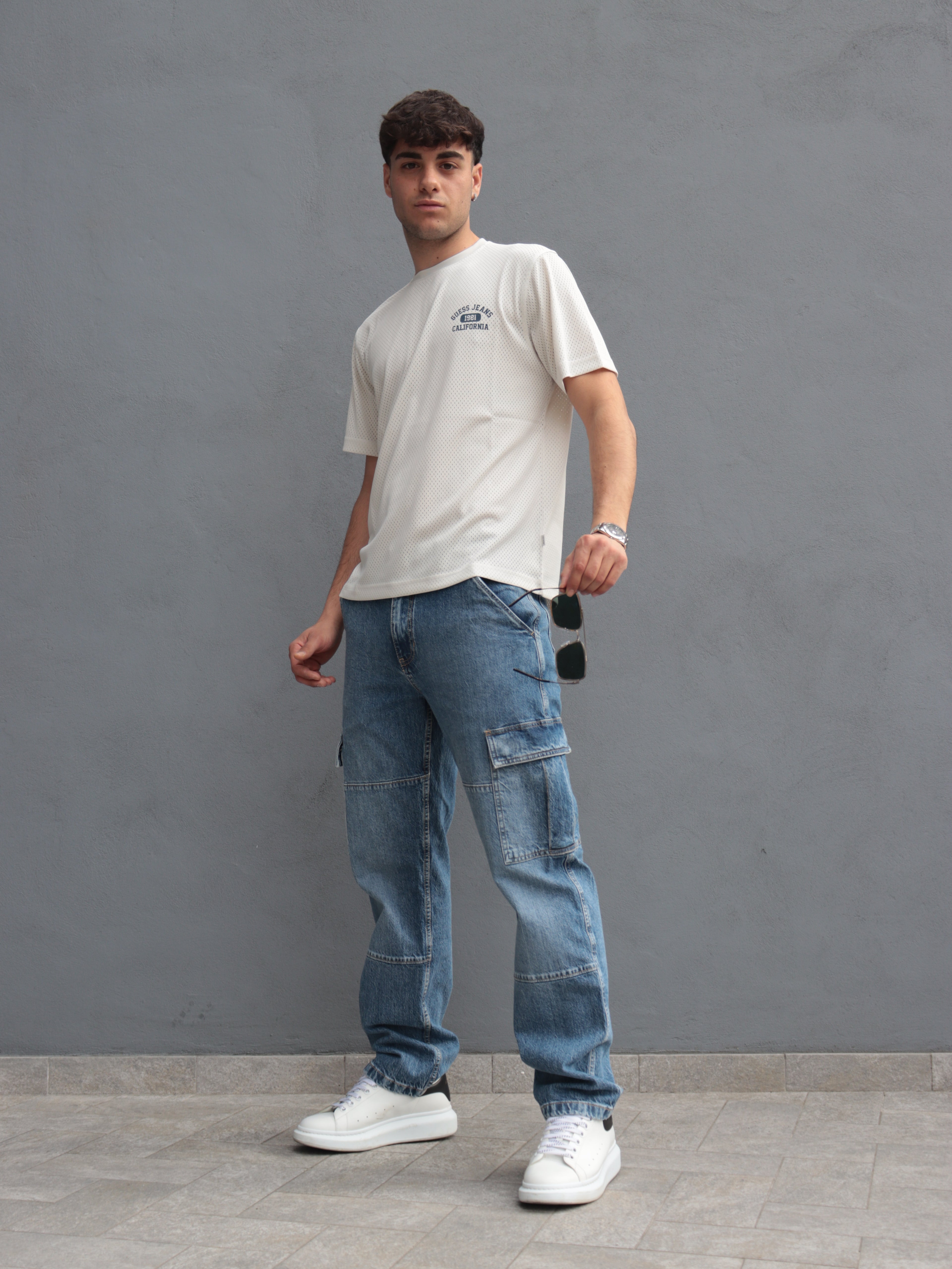Guess Jeans Uomo Cargo Denim – Stile Casual Moderno