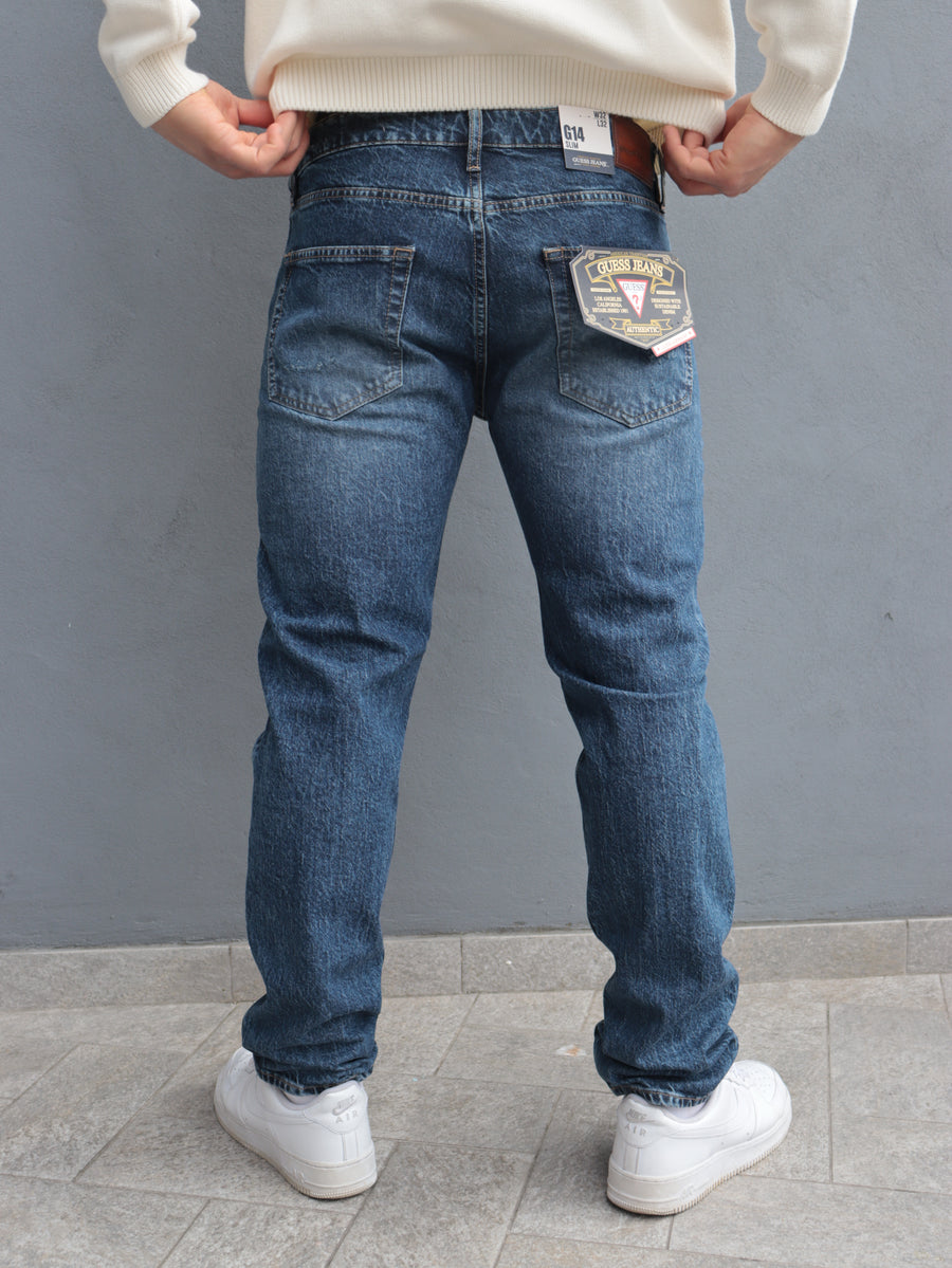 Jeans Guess Uomo Regular Fit Denim Blu – Stile Autentico e Comfort Quotidiano — 2/3