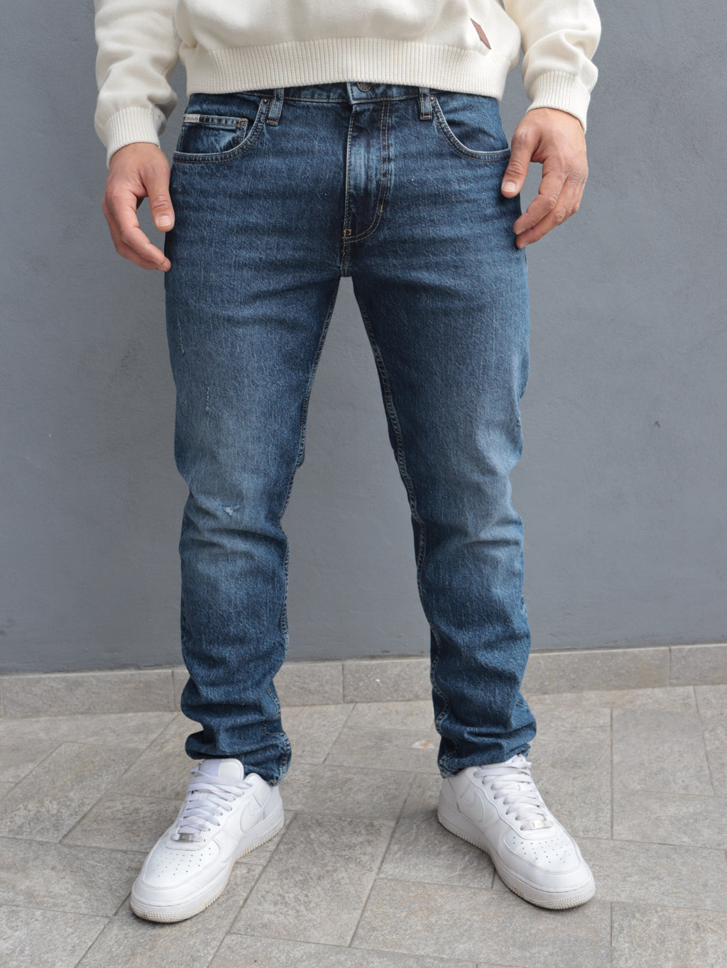 Jeans Guess Uomo Regular Fit Denim Blu – Stile Autentico e Comfort Quotidiano