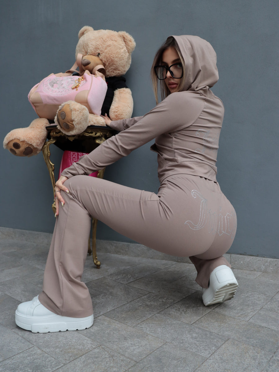 Tuta Juicy Couture Donna con Strass – Set Felpa con Cappuccio e Pantalone — 2/5