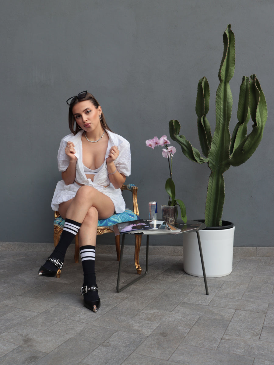 Gonna Donna Guess Jeans Bianco – Gonna Balloon in Sangallo — 5/9