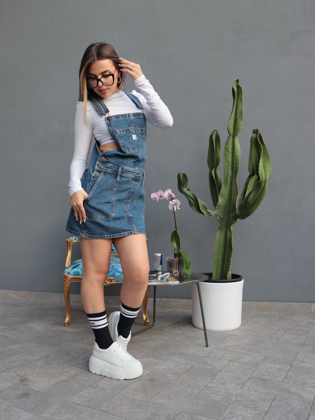 Salopette guess jeans - in Denim – Vestito Salopette Corto