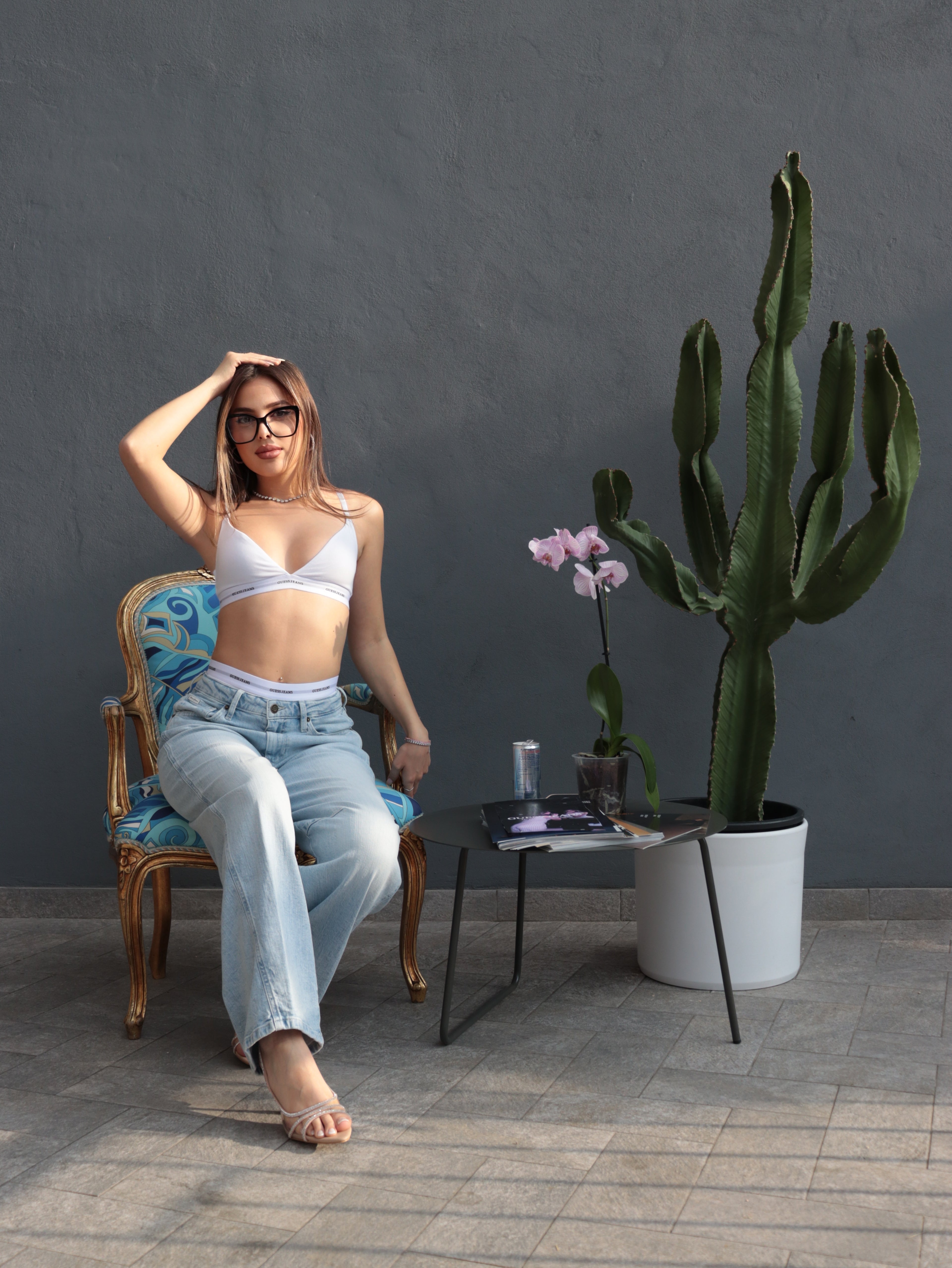 Jeans Guess Jeans - Wide Leg Lavaggio Chiaro