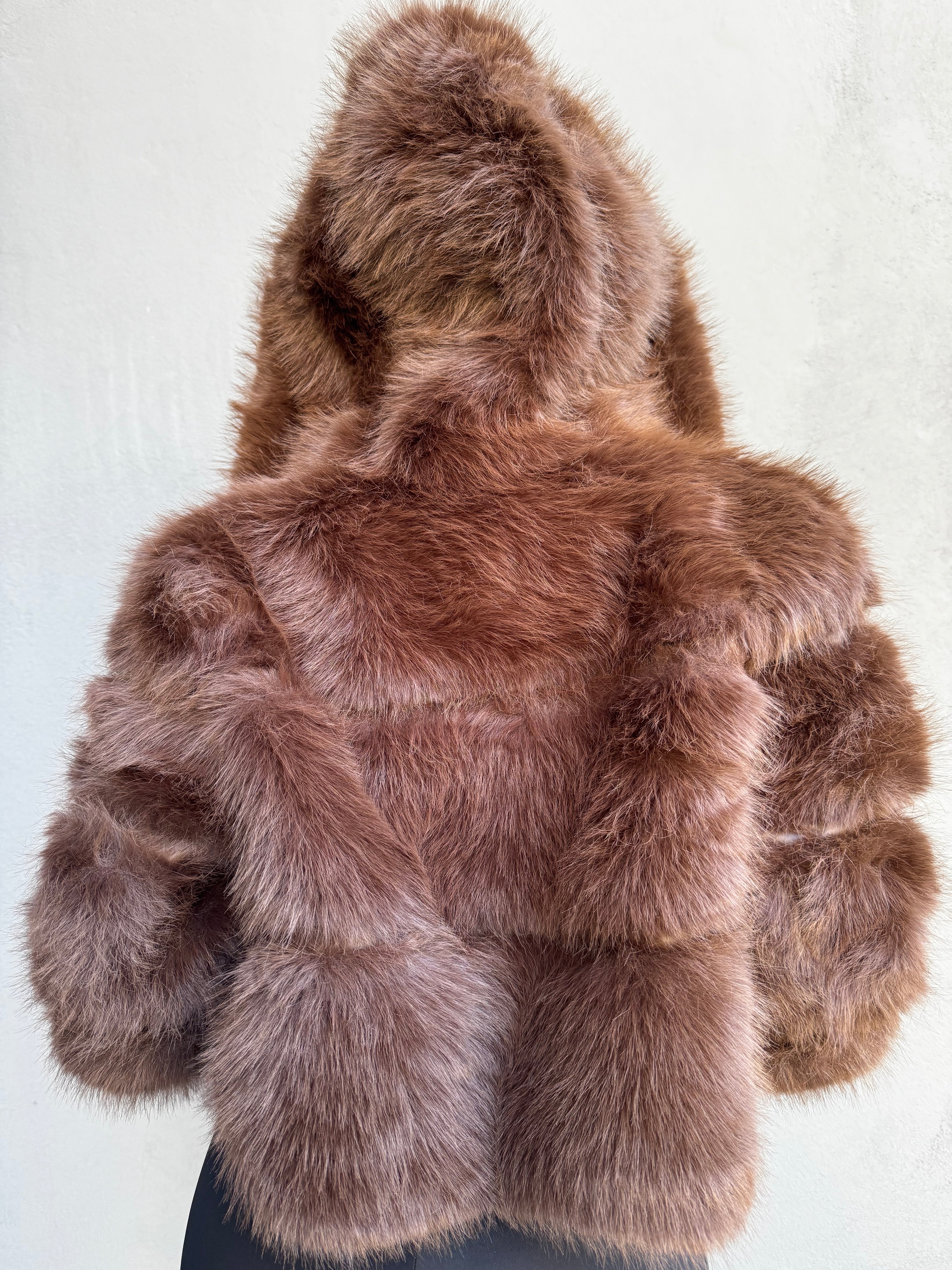 Pelliccia Viziami Ecolux - Pelliccia Chocolate Brown