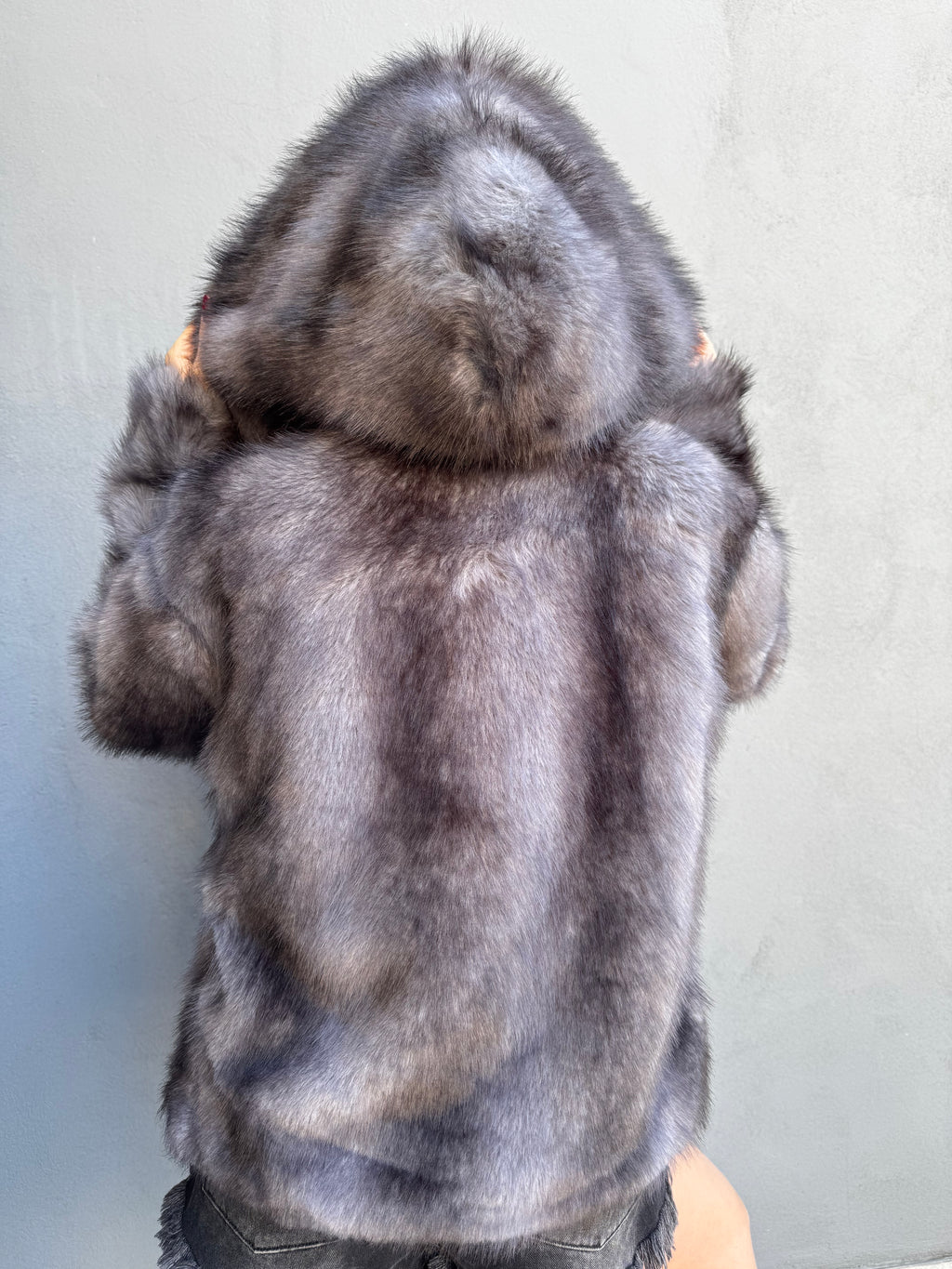 Pelliccia Viziami Ecolux - Pelliccia Steel Grey