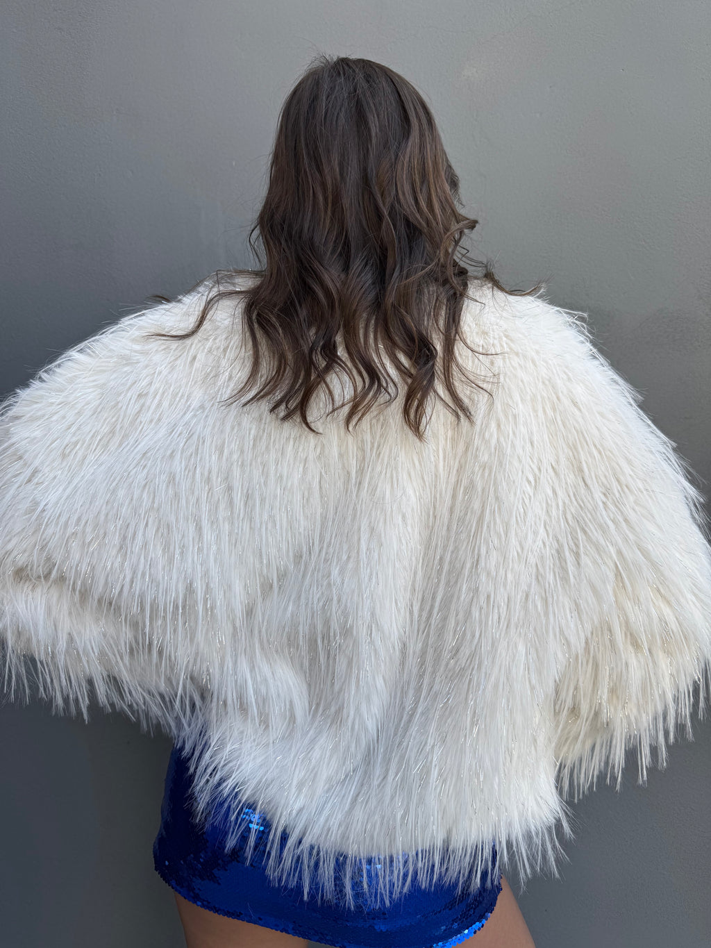 Pelliccia Viziami Ecolux - Pelliccia Bianco Perla