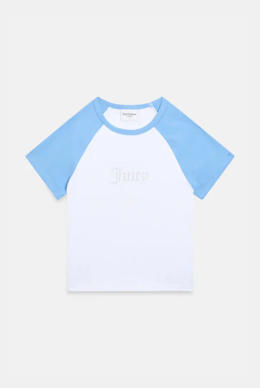 JUICY CONTRAST RAGLAN BABY TEE