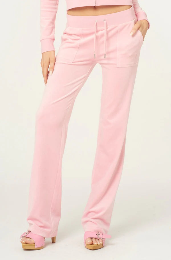 Juicy Pink Classic Velour Del Ray Pocketed Bottoms — 3/10