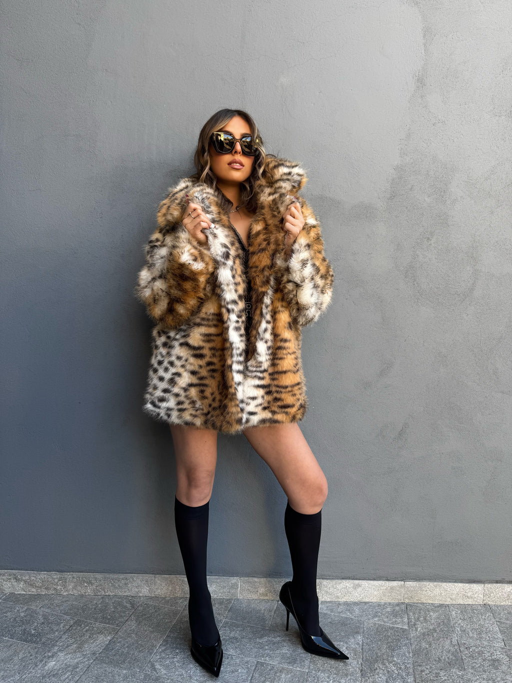 Pelliccia Viziami Ecolux - Pelliccia Amber Lynx