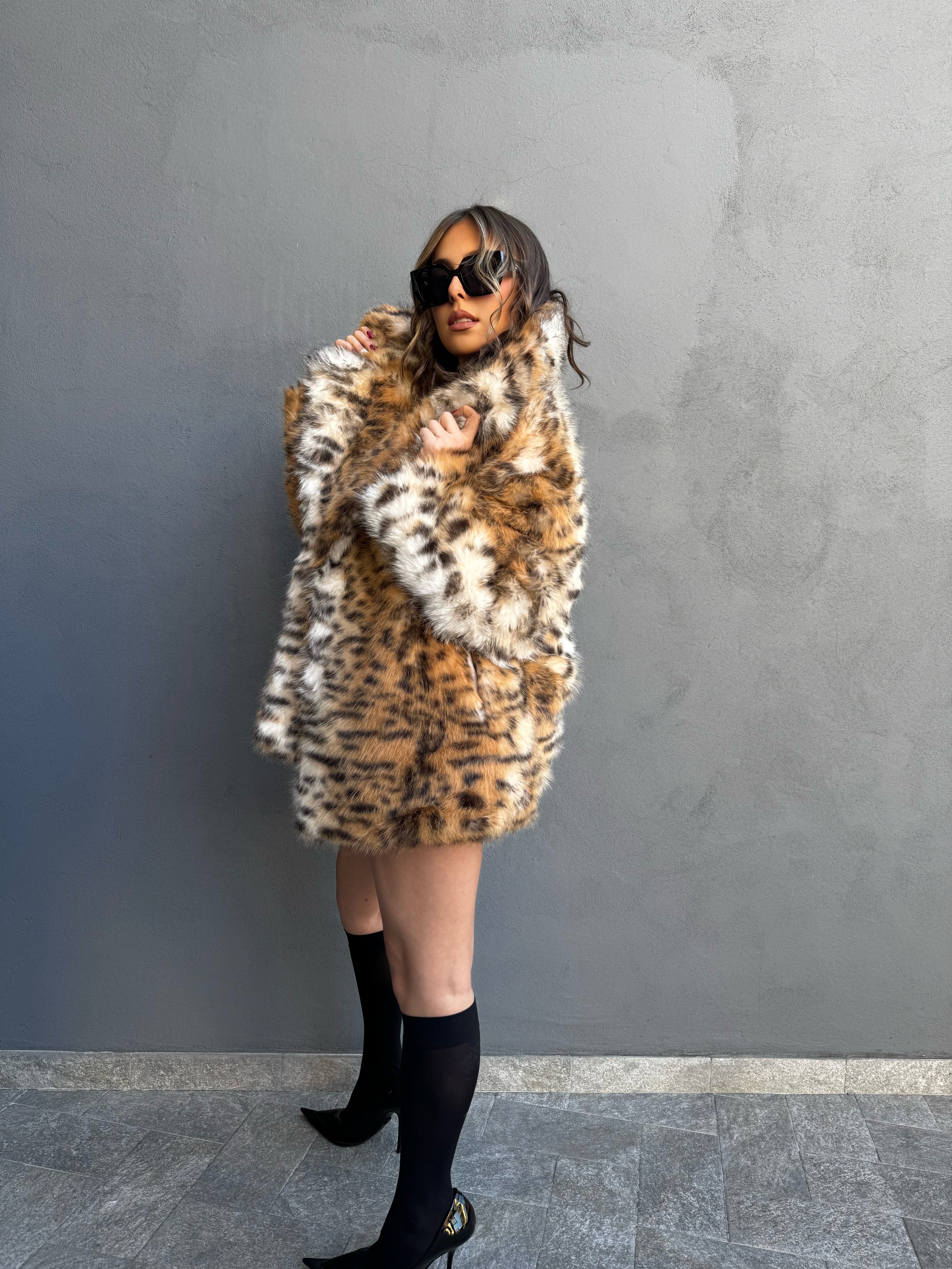 Pelliccia Viziami Ecolux - Pelliccia Amber Lynx