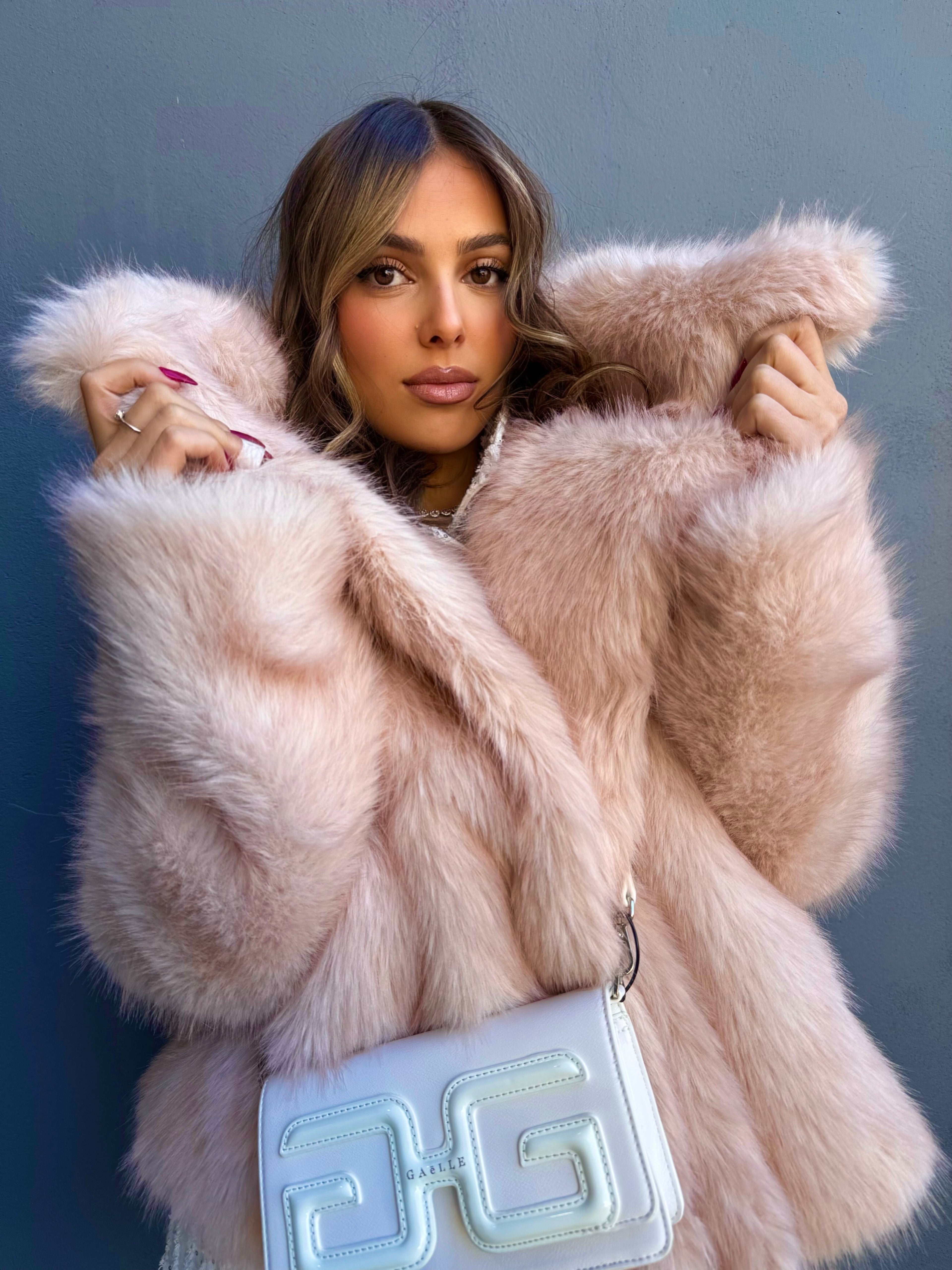 Pelliccia Viziami Ecolux - Pelliccia Sugar Pink