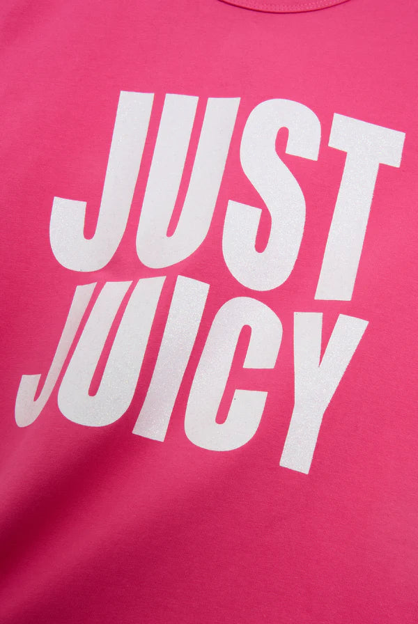 Black - Pink 'Just Juicy' Baby Tee — 6/12
