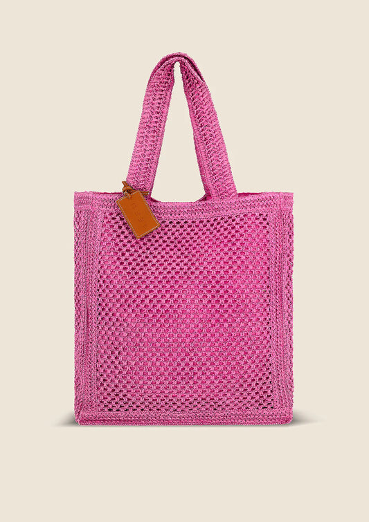 BEACHBAG DONNA ME FUI ROSA A076-PK