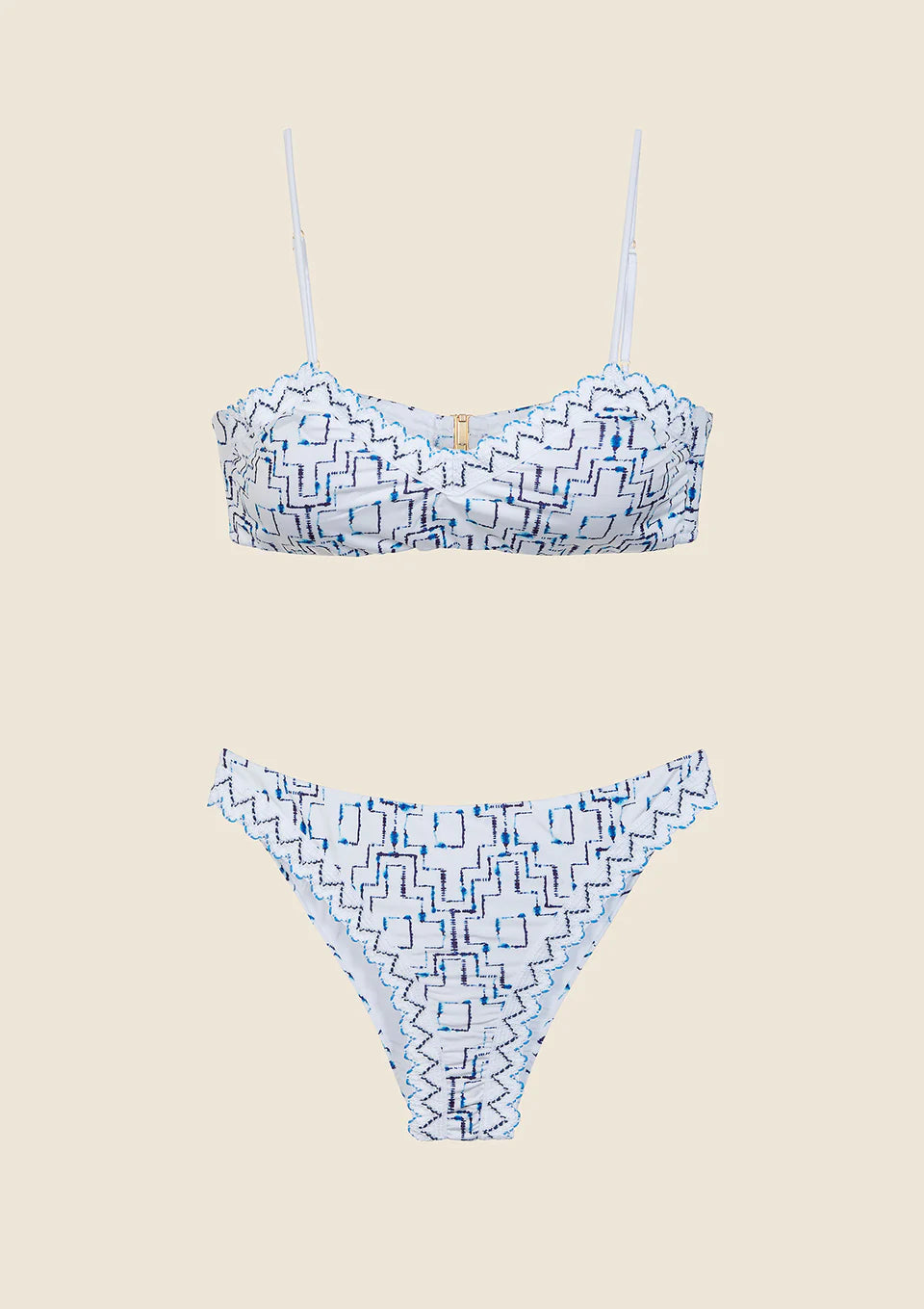 BIKINI DONNA ME FUI TOP CON SLIP FISSO FANTASIA 0011-X01