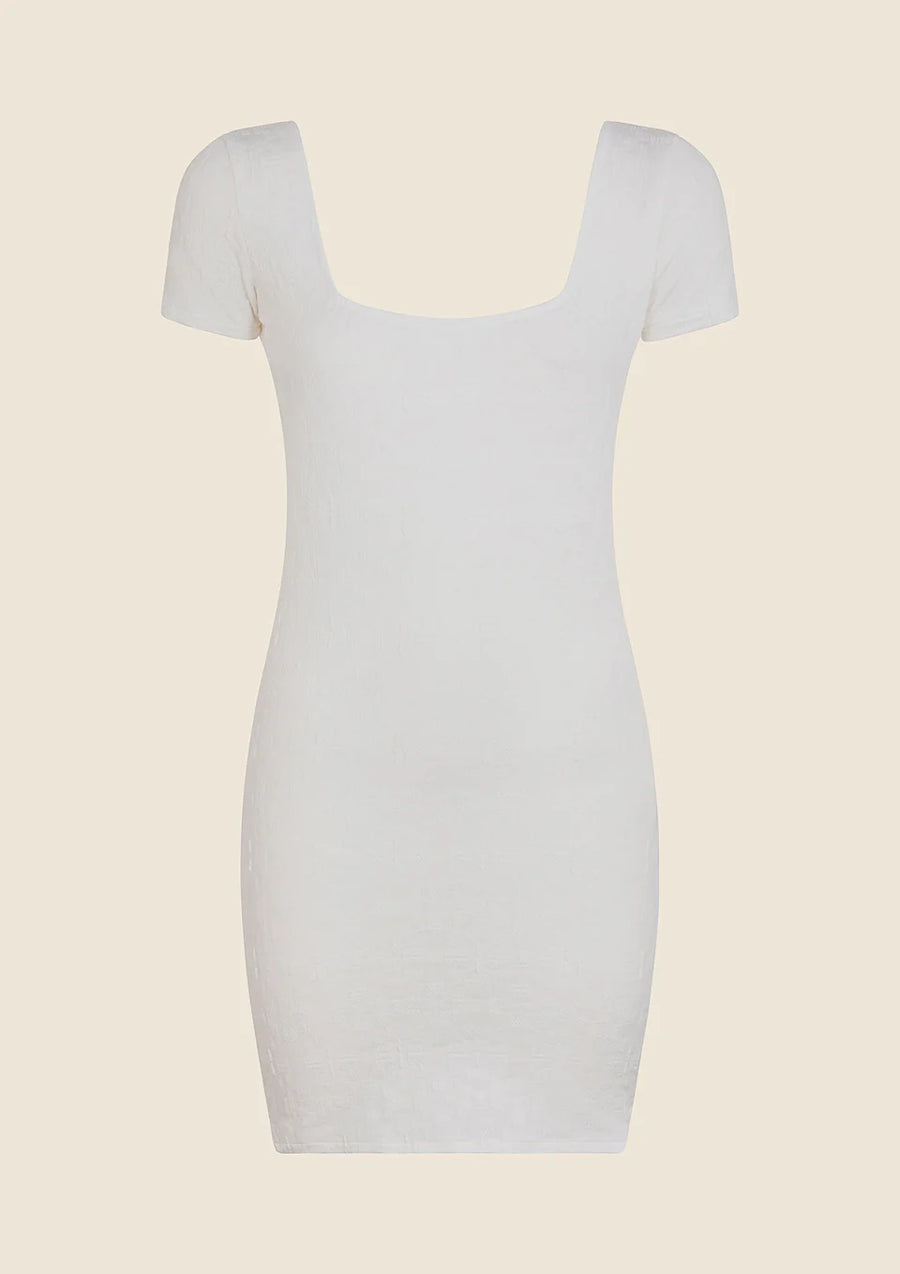 Vestito Corto Donna Me Fui Bianco 0027_ Wh — 4/4
