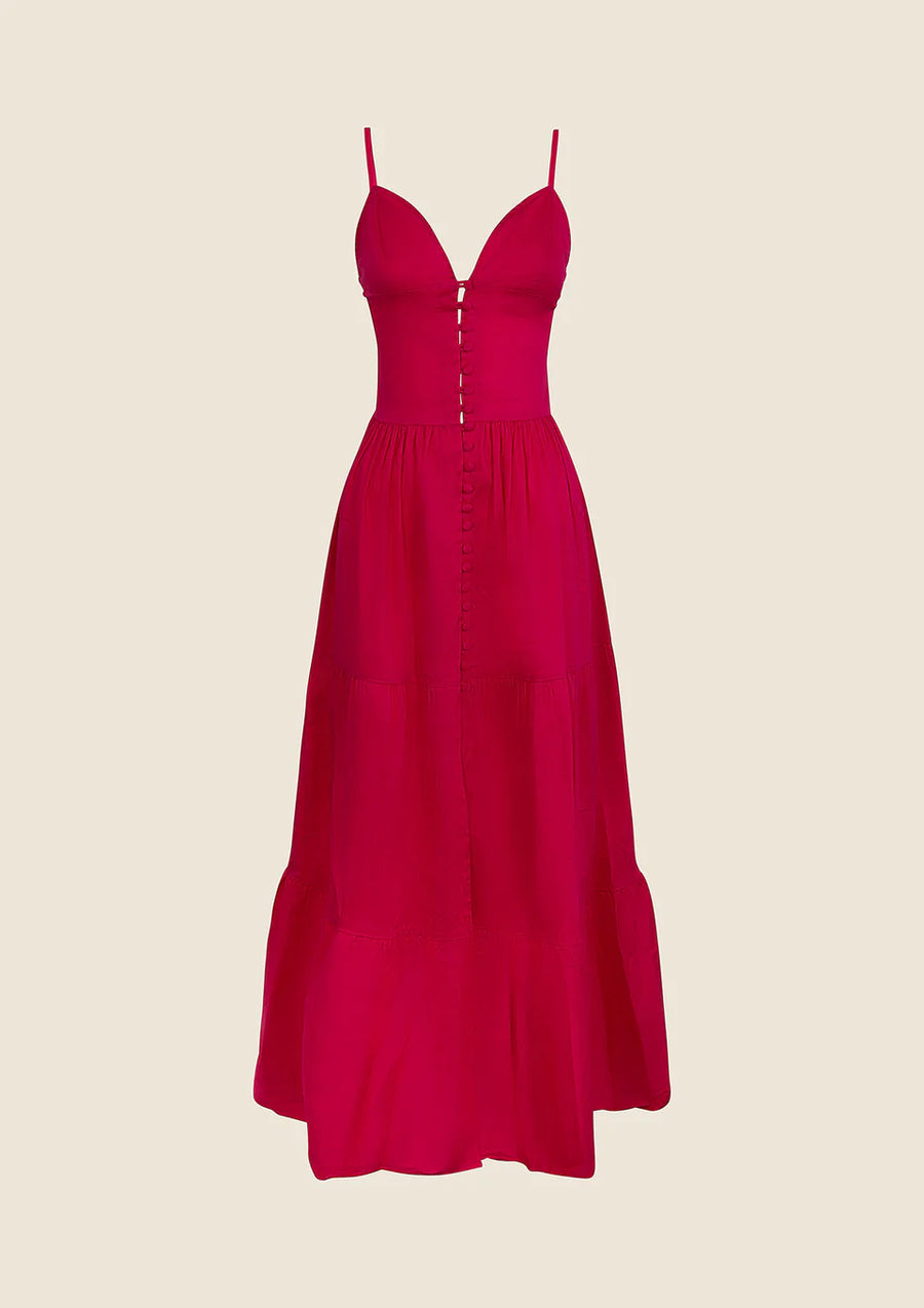 Vestito Lungo Donna Me Fui Fucsia 0110-Fx — 4/4