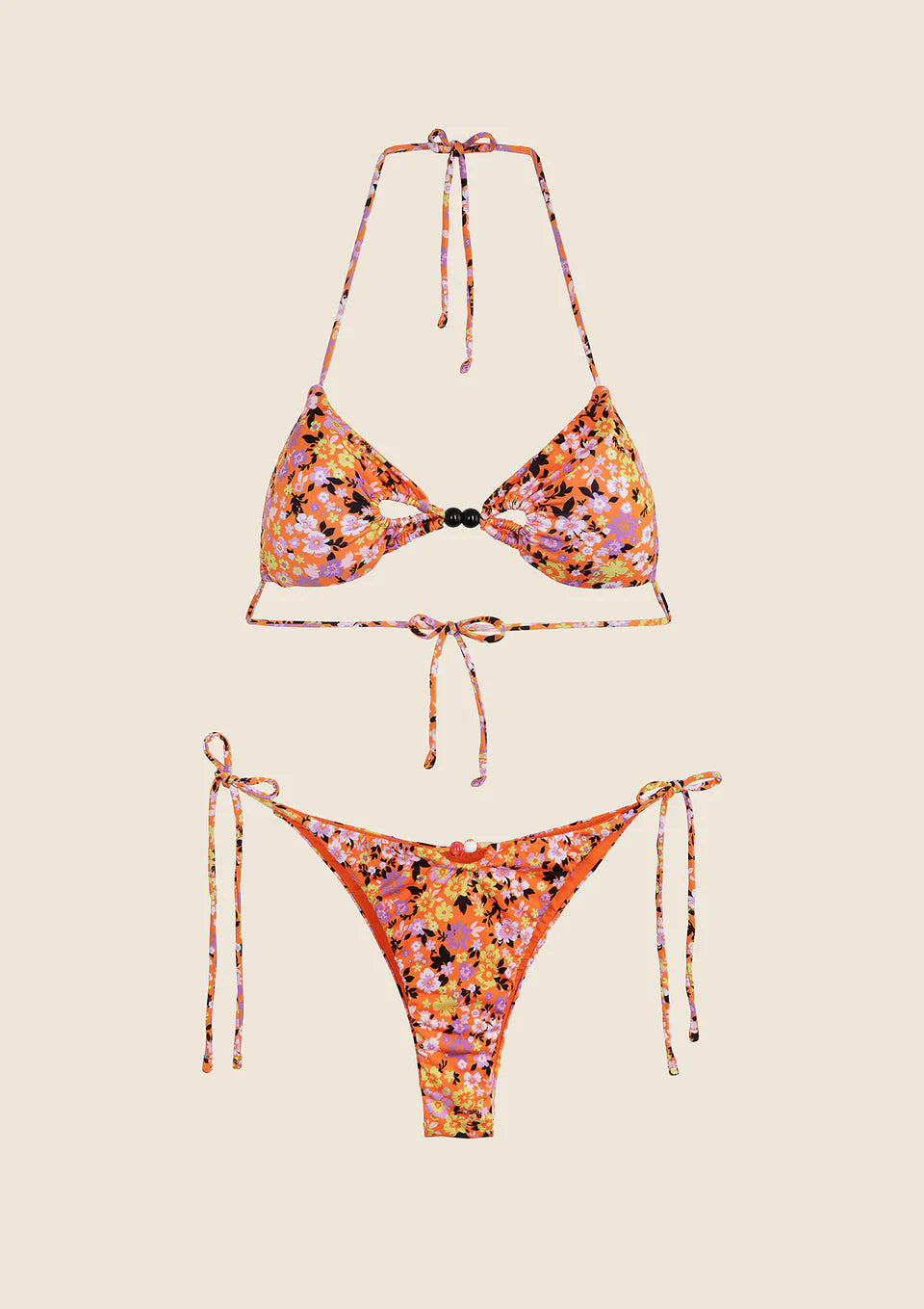 BIKINI DONNA ME FUI TRIANGOLO CON SLIP REGOLABILE FANTASIA 0220-X07