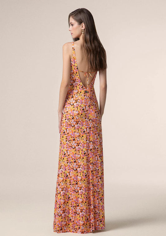VESTITO LUNGO DONNA ME FUI FANTASIA 0226-X07